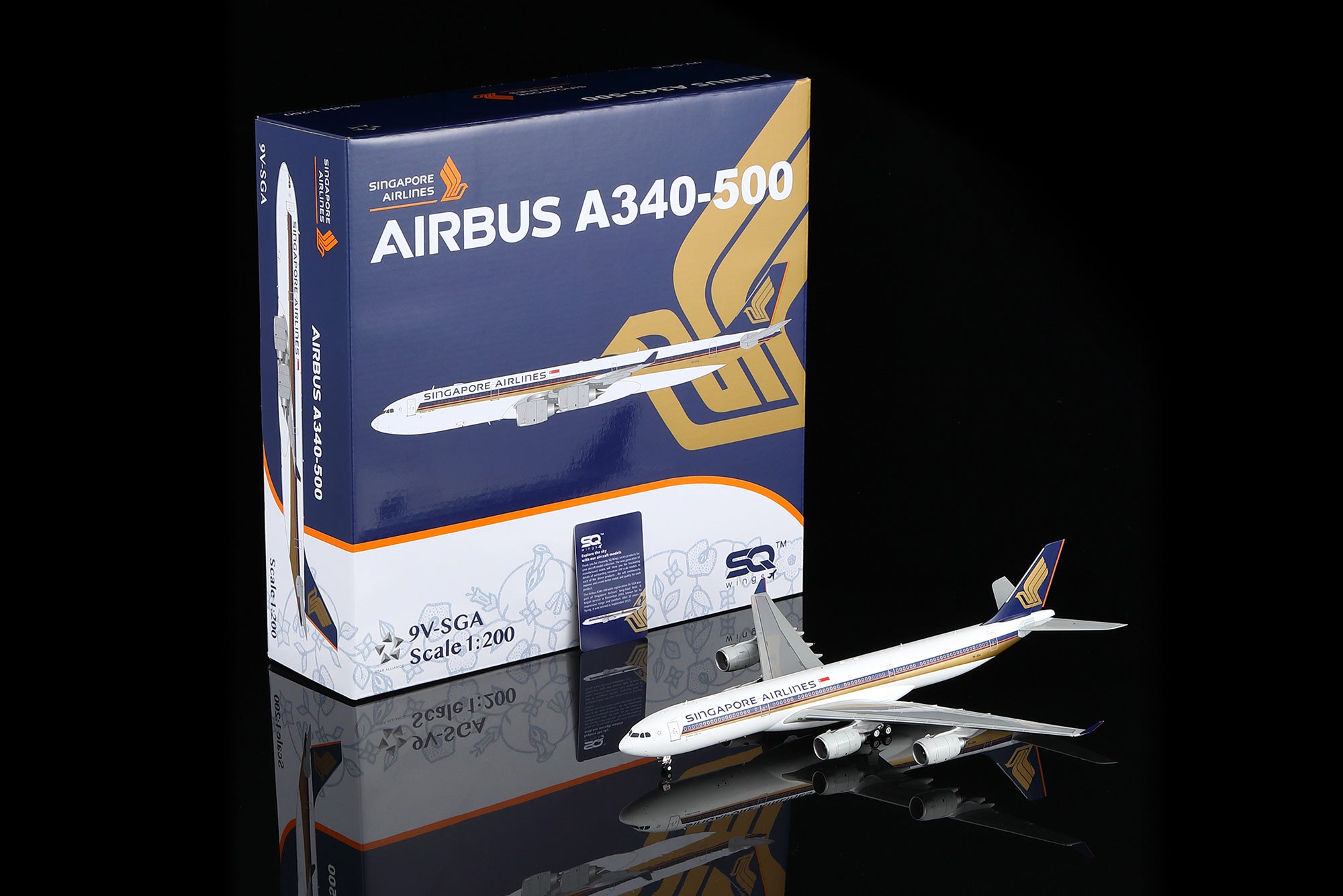 Singapore Airlines A340-500 9V-SGA 1